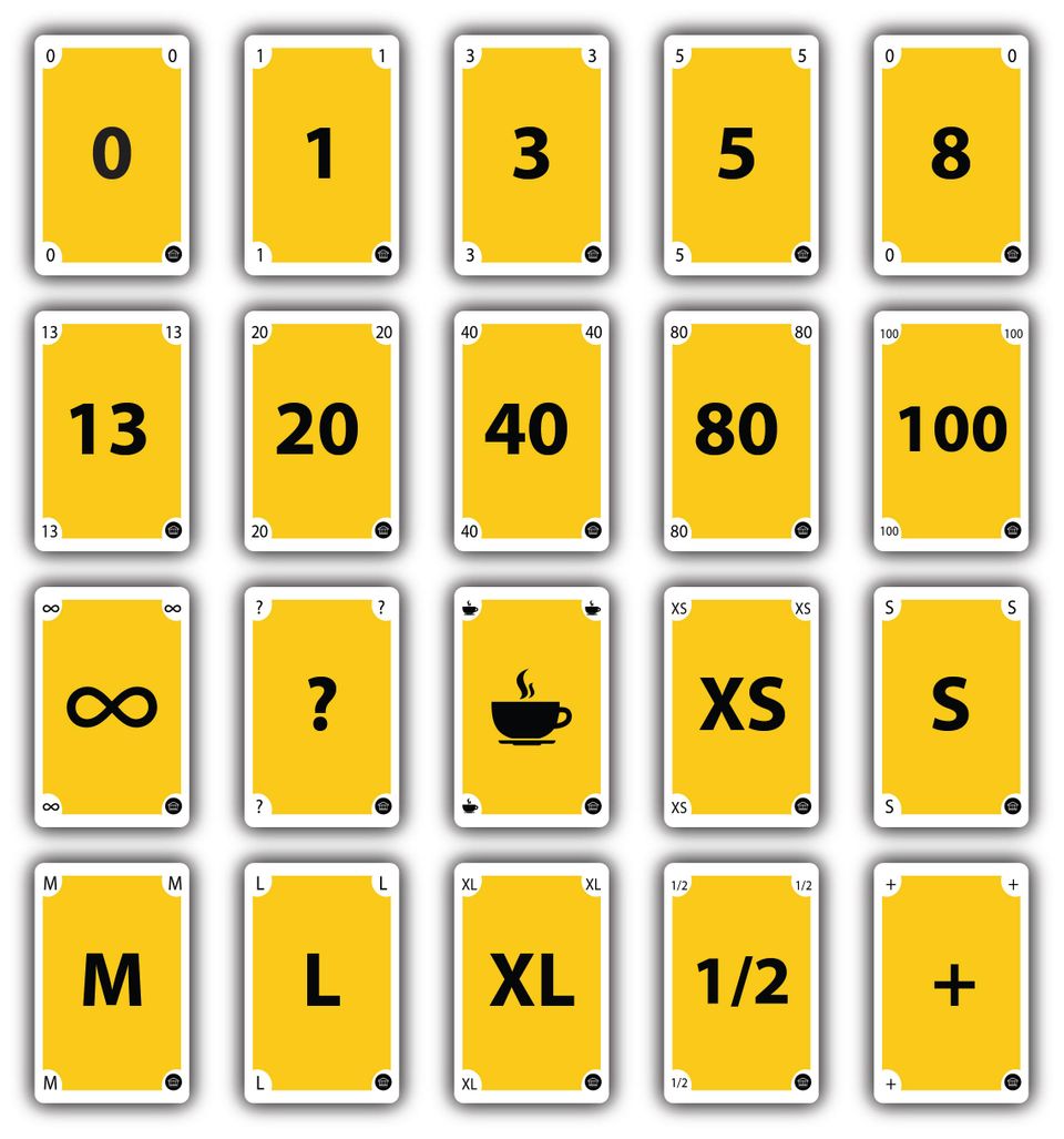 About planning poker (for the external sources use) In Planning Poker Cards Template